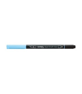 ROTULADOR LYRA AQUA BRUSH DUO TURQUESA CLARO