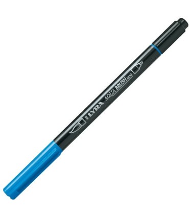 ROTULADOR  LYRA AQUA BRUSH DUO CERULEO
