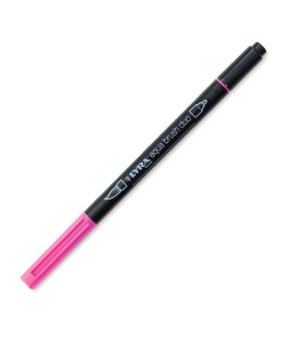 ROTULADOR LYRA AQUA BRUSH DUO ROSA FUERTE