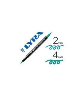 ROTULADOR LYRA AQUA BRUSH DUO VERDE ESMERALDA