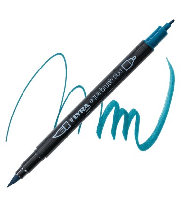 ROTULADOR LYRA AQUA BRUSH DUO VERDE TURQUESA