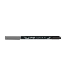 ROTULADOR LYRA AQUA BRUSH DUO GRIS OSCURO