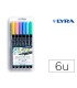 ESTUCHE LYRA AQUA BRUSH DUO PASTEL 6 UNIDADES
