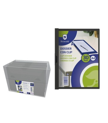 PP DOSSIER C-CLIP NEGRO A4 310x225
