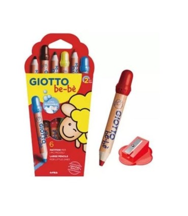 ESTUCHE 6 GIOTTO BEBE SUPER LÁPICES