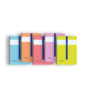CUADERNO ERIGGAN Fº ESPIRAL 4mm 80 HOJAS LAMELA