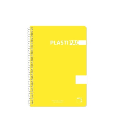 BLOC 4º LISO PLASTIPAC TAPA PLÁSTICO