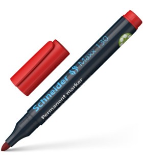 ROTULADOR PERMANENTE MAXX 130 ROJO