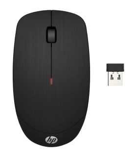 RATON INALAMBRICO HP X200 NEGRO - USB 1600DPI - 3 BOTONES - USO AMBIDIESTRO