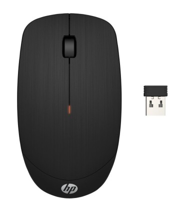 RATON INALAMBRICO HP X200 NEGRO - USB 1600DPI - 3 BOTONES - USO AMBIDIESTRO