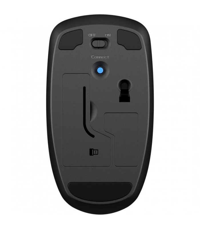 RATON INALAMBRICO HP X200 NEGRO - USB 1600DPI - 3 BOTONES - USO AMBIDIESTRO