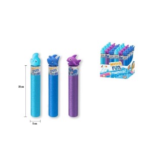 PISTOLA DE AGUA FOAM ANIMALES MARINOS 35CM