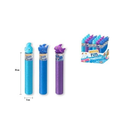 PISTOLA DE AGUA FOAM ANIMALES MARINOS 35CM
