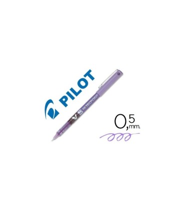 BOLIGRAFO PILOT V5 0 5 VIOLETA