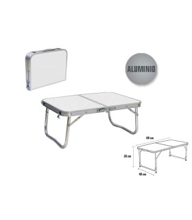 MESA PLEGABLE ALUMINIO BISMARK 90x60x26cm