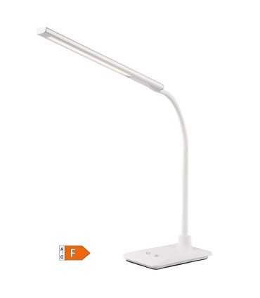 FLEXO LED GSC LIMBA 7W BLANCO - 600 LUMENES - INTENSIDAD REGULABLE - BOTON TACTIL
