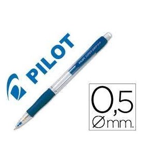 PORTAMINAS PILOT SUPERGRIP H185 AZUL - TRAZO 0 5mm - MINA HB