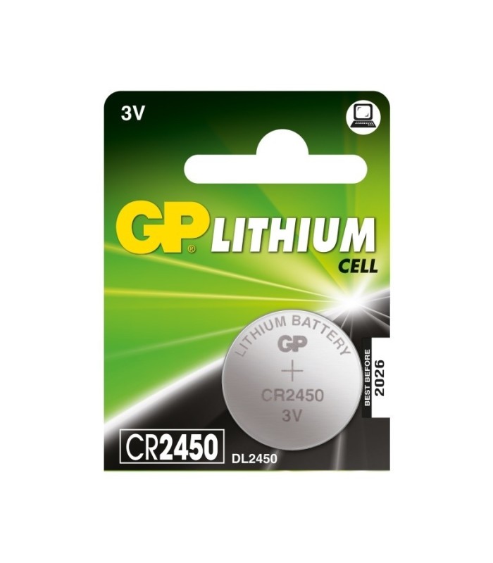 PILA BOTON GP LITIO CR2450 3V