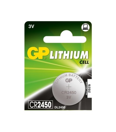 PILA BOTON GP LITIO CR2450 3V
