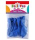 BOLSA DE 10 GLOBOS COLOR AZUL MEDIO CP BALLOONS
