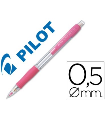 PORTAMINAS PILOT SUPERGRIP H185 ROSA - TRAZO 0 5mm - MINA HB