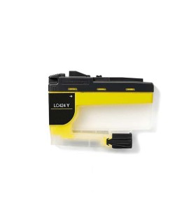 CARTUCHO BROTHER COMPATIBLE LC424 AMARILLO LC424Y 750 COPIAS