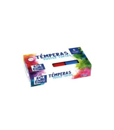 TEMPERA OXOFD 6 UNIDADES COLORES SURTIDOS 20ML
