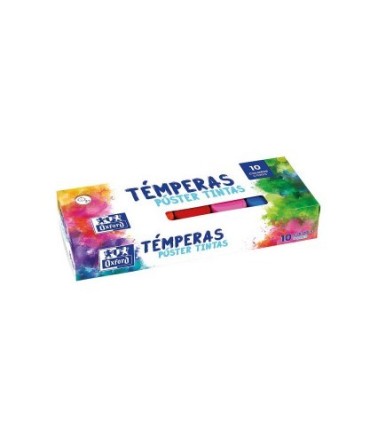 TEMPERA OXFORD 10 COLORES SURTIDOS 20ML
