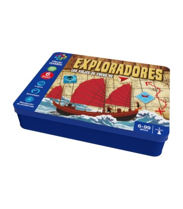 JUEGO EXPLORADORES - LOS VIAJES DE ZHENG HE IMAGILAND CAJA METÁLICA