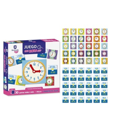 JUEGO PARA APRENDER LA HORA ¿QUE HORA ES? BISMARK GIFT