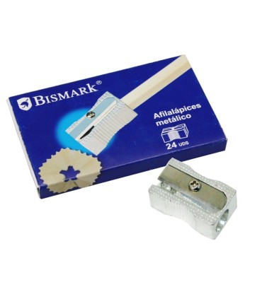 SACAPUNTAS METAL CUADRADO 1 USO BISMARK