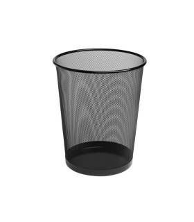 PAPELERA REJILLA GDE  NEGRO BISMARK