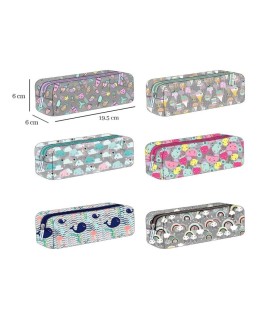 PORTATODO PVC TRANSPARENTE BISMARK