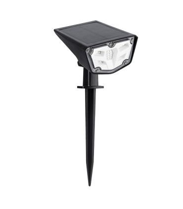 ESTACA SOLAR LED DARKA GSC 3W LUZ CALIDA 3300K 60 LUMENES - PARA COLOCAR EN PARED O SUELO