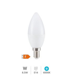 BOMBILLA LED GSC VELA C37 E14 8 5W LUZ BLANCA 6000K 806 LUMENES