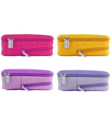 PORTATODO RECTANGULAR COLORBLOCK MULTI-BOLSILLOS