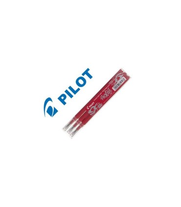 RECAMBIO BOLIGRAFO PILOT FRIXION ROJO 3 UND