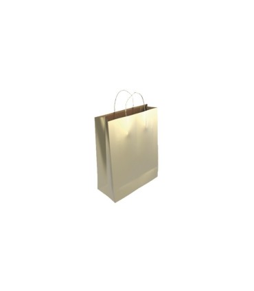 BOLSA PAPEL KRAFT ORO XS 18X8X24 CM 90GR BISMARK