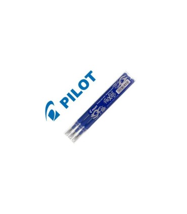 RECAMBIO BOLIGRAFO PILOT FRIXION AZUL 3 UND