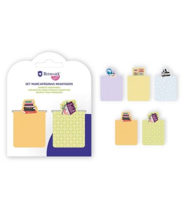 BLISTER MARCAPAGINAS 2 UNIDADES SURTIDAS IMANTADOS