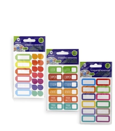 ETIQUETAS ADHESIVAS PARA ARCHIVO Y ESTUDIO BISMARK