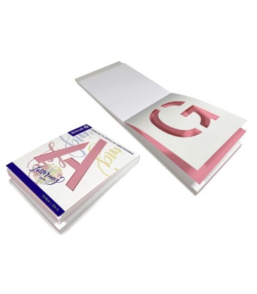 LIBRO PLANTILLA ABECEDARIO LETTERING PASTEL BISMARK