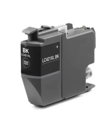 CARTUCHO BROTHER COMPATIBLE LC421XL NEGRO LC421XLBK 500 COPIAS