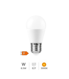 BOMBILLA LED GSC ESFERICA G45 E27 8 5W LUZ CALIDA 3000K 806 LUMENES