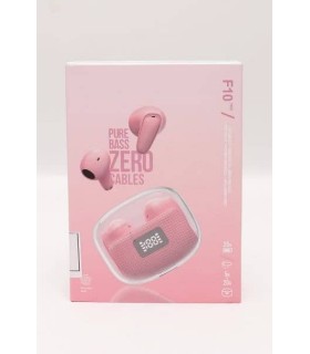 AURICULARES INALAMBRICOS PURE BASS ZERO F10 ROSAS