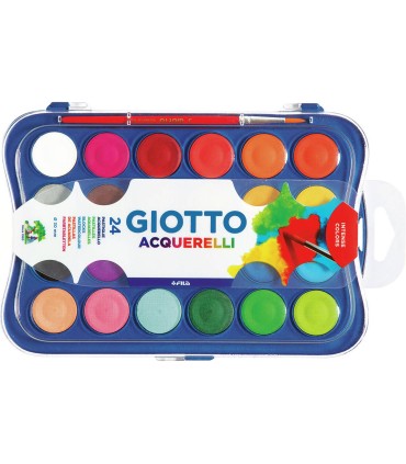 ACUARELAS GIOTTO 24 UNIDADES ACUARELAS 30mm