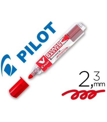 ROTULADOR PIZARRA BLANCA PILOT V BOARD ROJO