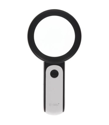 LUPA DE MANO GSC LED 5 AUMENTOS 3W 3 MODOS DE LUZ 180 LUMENES