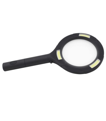 LUPA DE MANO GSC LED COB 3 AUMENTOS 3W 250 LUMENES