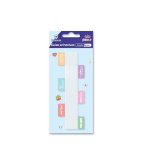 NOTAS PLANNER BISMARK GUIAS ADHESIVAS PET CON TEXTO